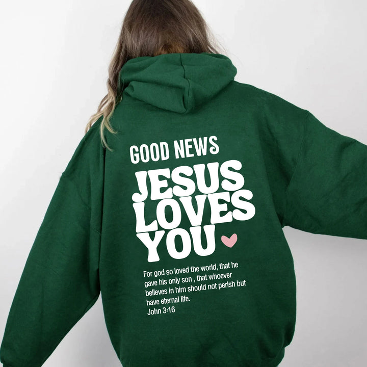 JESUS LOVES YOU HOODIE