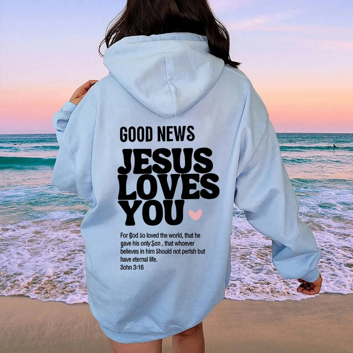 Jesus Loves You Hoddie