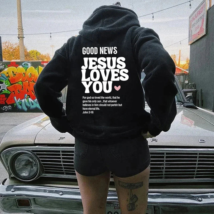 Jesus Loves You Hoddie